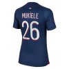 Maillot de Supporter Paris Saint-Germain 2023-24 Mukiele 26 Domicile Pour Femme